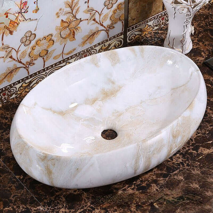 Marble Bathroom Sink | Marble Sinks | RayArt®️