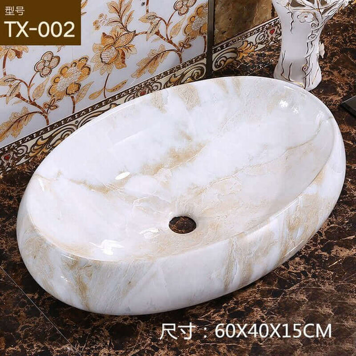 Marble Bathroom Sink | Marble Sinks | RayArt®️