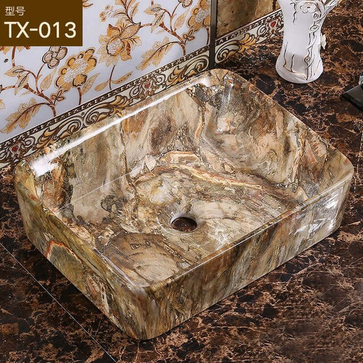 Marble Bathroom Sink | Marble Sinks | RayArt®️