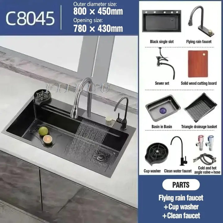 Stainless Steel Sink | Stainless Kitchen Sink | RayArt®️