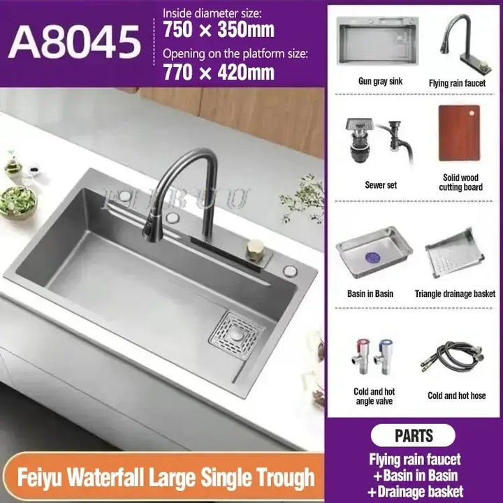 Stainless Steel Sink | Stainless Kitchen Sink | RayArt®️