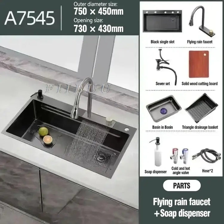 Stainless Steel Sink | Stainless Kitchen Sink | RayArt®️