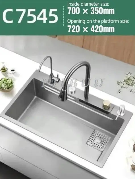 Stainless Steel Sink | Stainless Kitchen Sink | RayArt®️