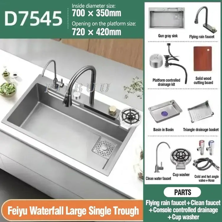 Stainless Steel Sink | Stainless Kitchen Sink | RayArt®️