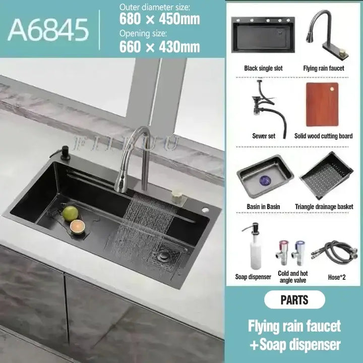 Stainless Steel Sink | Stainless Kitchen Sink | RayArt®️