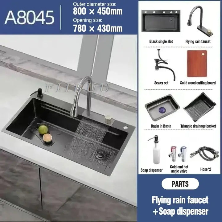 Stainless Steel Sink | Stainless Kitchen Sink | RayArt®️