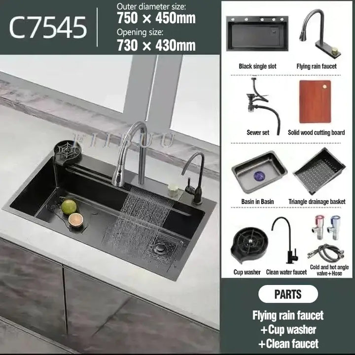 Stainless Steel Sink | Stainless Kitchen Sink | RayArt®️