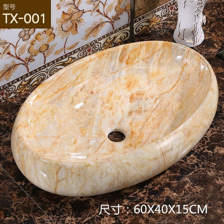 Marble Bathroom Sink | Marble Sinks | RayArt®️